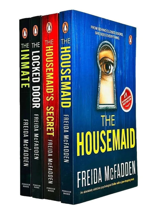 COMBO The Housemaid + The Housemaid?? Secret + The Locked Door + The inmate by Freida McFadden